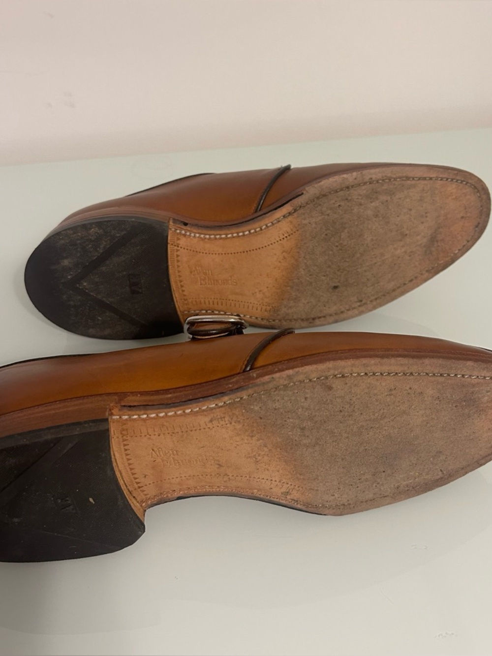 Allen Edmonds Concord Monk Strap Dress Shoes Men's Size 9 D - Picture 12 of 12